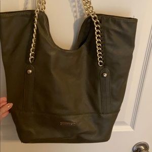 Grey tote bag